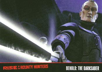 2010 Topps Star Wars: The Clone Wars: Rise of the Bounty Hunters #49 Behold: The Darksaber Front