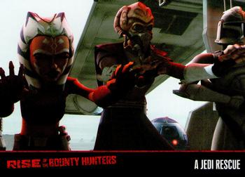 2010 Topps Star Wars: The Clone Wars: Rise of the Bounty Hunters #85 A Jedi Rescue Front