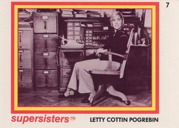 1979 Supersisters #7 Letty Cottin Pogrebin Front