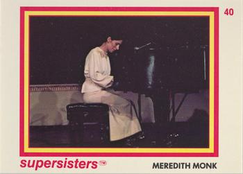 1979 Supersisters #40 Meredith Monk Front