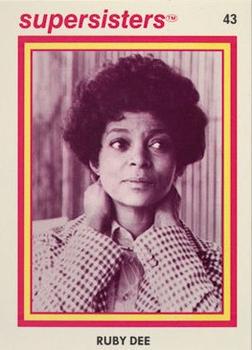 1979 Supersisters #43 Ruby Dee Front