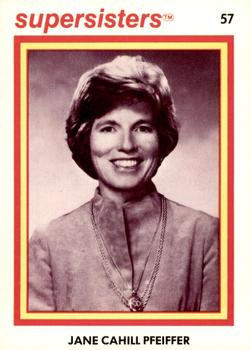 1979 Supersisters #57 Jane Cahill Pfeiffer Front