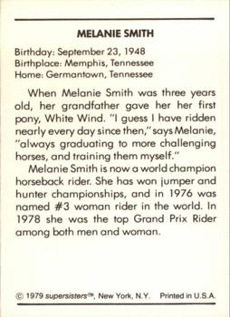 1979 Supersisters #65 Melanie Smith Back