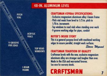 1992 Craftsman #7 Aluminum 48-inch Level Back