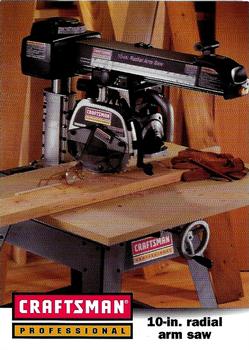 1999-00 Craftsman #1 10 Inch Radial Arm Saw Front