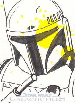2012 Topps Star Wars: Galactic Files - Sketch Cards #NNO Jason Hughes Front