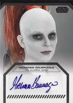2012 Topps Star Wars: Galactic Files - Autographs #NNO14 Michonne Bourriague Front