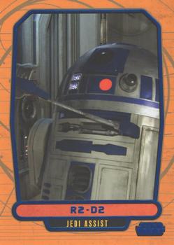 2012 Topps Star Wars: Galactic Files - Blue #73 R2-D2 Front