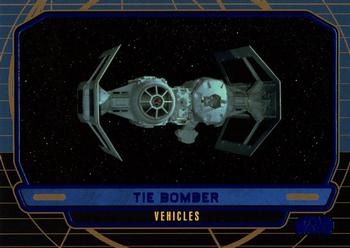 2012 Topps Star Wars: Galactic Files - Blue #282 TIE Bomber Front
