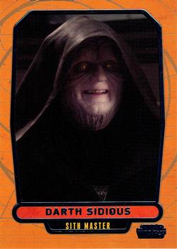 2012 Topps Star Wars: Galactic Files - Blue #75 Darth Sidious Front