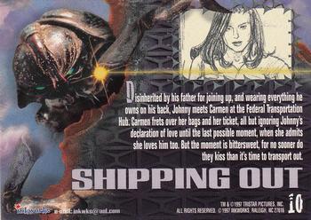 1997 Inkworks Starship Troopers #10 Shipping Out Back