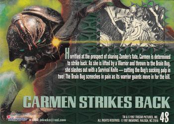 1997 Inkworks Starship Troopers #48 Carmen Strikes Back Back