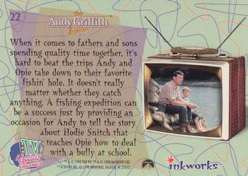 1998 Inkworks TV's Coolest Classics #22 The Andy Griffith Show: Quality time together Back