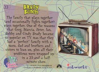 1998 Inkworks TV's Coolest Classics #23 Brady Bunch: Plays together Back