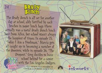 1998 Inkworks TV's Coolest Classics #24 Brady Bunch: All set for school Back