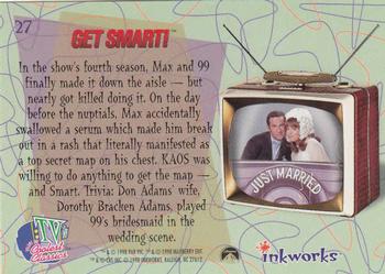 1998 Inkworks TV's Coolest Classics #27 Get Smart: Just Married Back