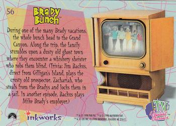 1998 Inkworks TV's Coolest Classics #56 Brady Bunch: Grand Canyon Back