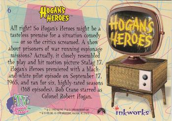 1998 Inkworks TV's Coolest Classics #6 Hogan's Heroes: Tasteless? Back