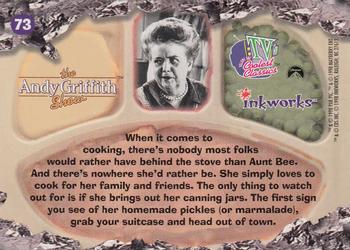 1998 Inkworks TV's Coolest Classics #73 The Andy Griffith Show: Aunt Bee Back