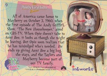 1998 Inkworks TV's Coolest Classics #9 The Andy Griffith Show: 