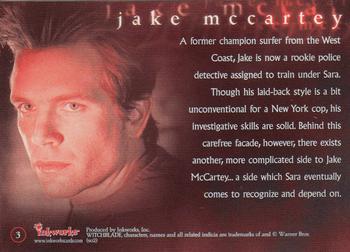 2002 Inkworks Witchblade Season 1 #3 Jake McCartey Back