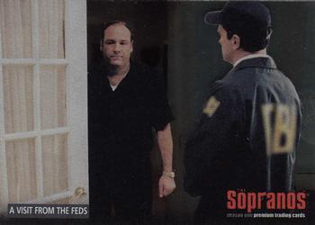 2005 Inkworks The Sopranos #44 A Visit from the Feds Front