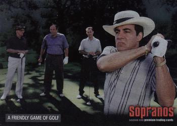 2005 Inkworks The Sopranos #48 A Friendly Game of Golf Front
