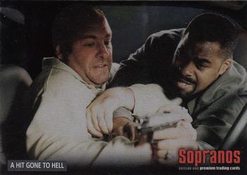 2005 Inkworks The Sopranos #56 A Hit Gone to Hell Front