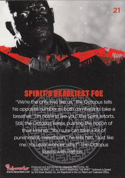 2008 Inkworks The Spirit #21 Spirit's Deadliest Foe Back