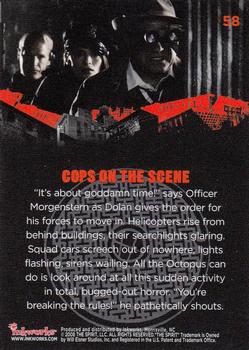 2008 Inkworks The Spirit #58 Cops on the Scene Back