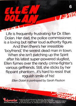 2008 Inkworks The Spirit #6 Ellen Dolan Back