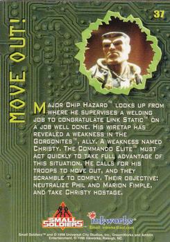 1998 Inkworks Small Soldiers #37 Move Out! Back
