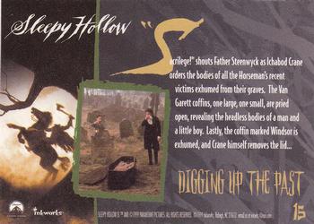 1999 Inkworks Sleepy Hollow #15 Digging Up the Past Back