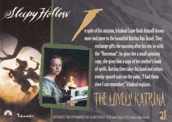 1999 Inkworks Sleepy Hollow #21 The Lovely Katrina Back