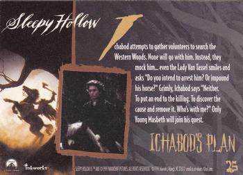 1999 Inkworks Sleepy Hollow #25 Ichabod's Plan Back
