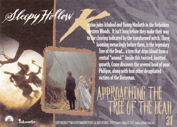 1999 Inkworks Sleepy Hollow #31 Approaching the Tree of the Dead Back