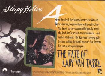 1999 Inkworks Sleepy Hollow #70 The Fate of Lady van Tassel Back