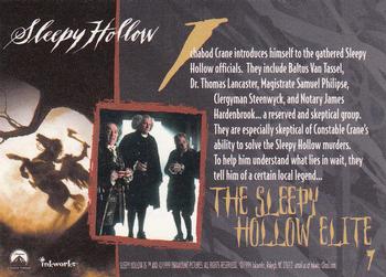 1999 Inkworks Sleepy Hollow #7 The Sleepy Hollow Elite Back