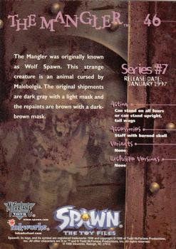 1999 Inkworks Spawn the Toy Files #46 The Mangler Back