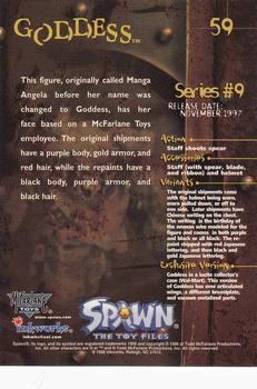 1999 Inkworks Spawn the Toy Files #59 Goddess Back