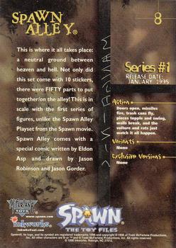1999 Inkworks Spawn the Toy Files #8 Spawn Alley Back
