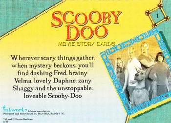 2002 Inkworks Scooby-Doo Movie #1 Scooby Doo Movie Story Cards Back