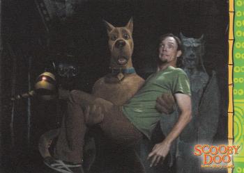 2002 Inkworks Scooby-Doo Movie #23 Outta Here! Front
