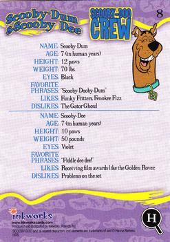 2003 Inkworks Scooby-Doo Mysteries & Monsters #8 Scooby-Dum / Scooby-Dee Back