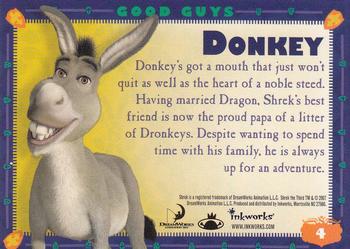 2007 Inkworks Shrek the Third #4 Donkey Back