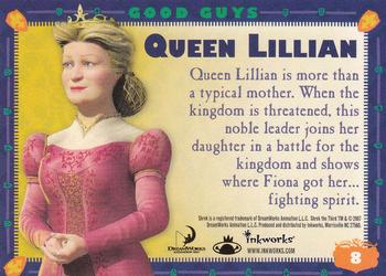 2007 Inkworks Shrek the Third #8 Queen Lillian Back