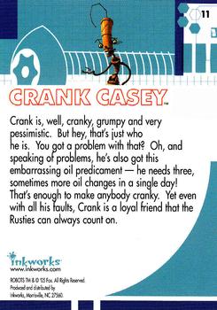 2005 Inkworks Robots the Movie #11 Crank Casey Back