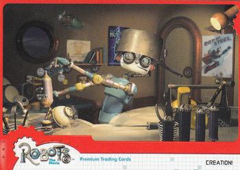 2005 Inkworks Robots the Movie #21 Creation! Front