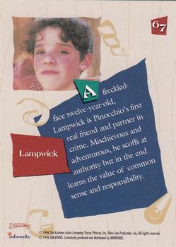1996 Inkworks Pinocchio #67 Lampwick Back