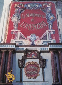 1996 Inkworks Pinocchio #6 Lorenzini's Theatre Front